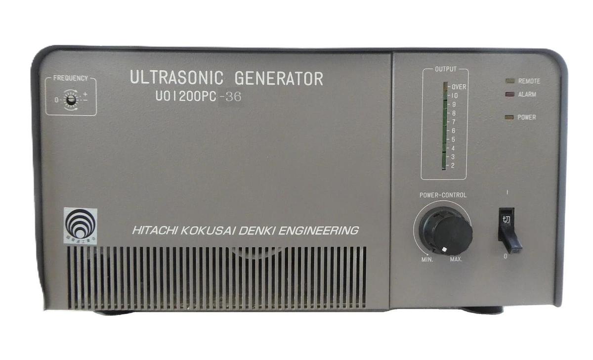 Used Hitachi Kokusai Denki U01200PC-36 Ultrasonic Generator Untested Surplus