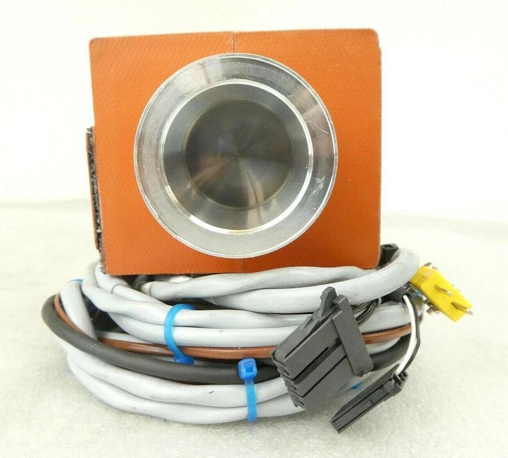 Used SMC XLA-40H-X1018 Heated Pneumatic High Vacuum Angle Valve Trias Working Surplus