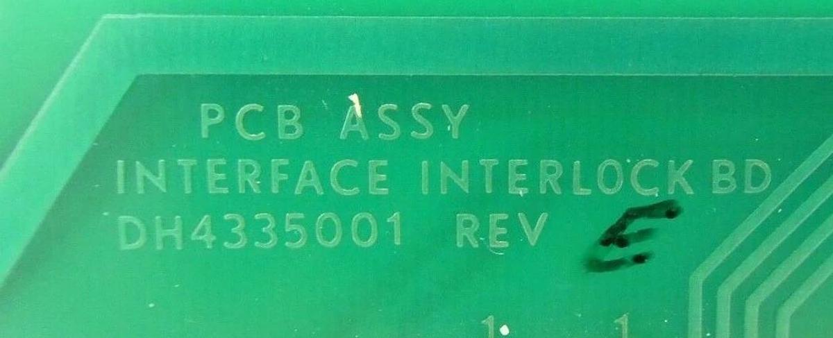 Used Varian Semiconductor VSEA DH4335001 Interface Interlock PCB Card Rev. E Working