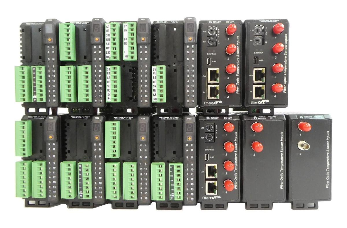 Used Watlow RMEA-FCAA-AAR9 Temperature Controller EZ-ZONE Lot of 13 Working Surplus