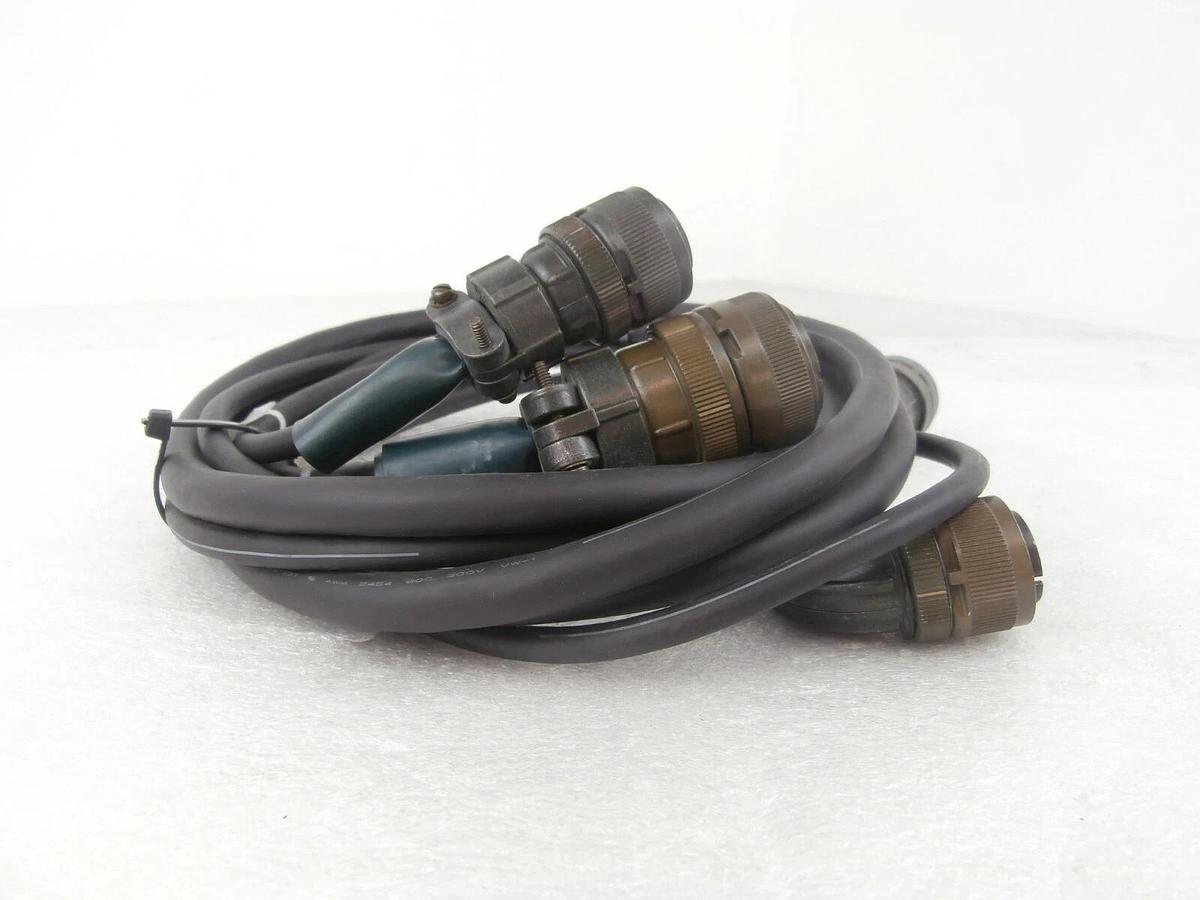 Used Yaskawa XU-RCM2500T Robot to Linear Track Cable Set of 5 Nikon OPTISTATION 7