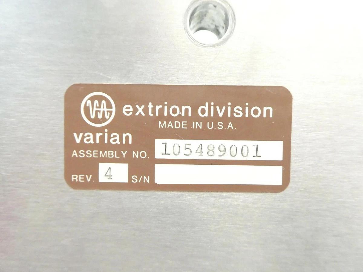 Used Varian 105493001 350DE Endstation Inline Faraday Module 105489001 Working Spare