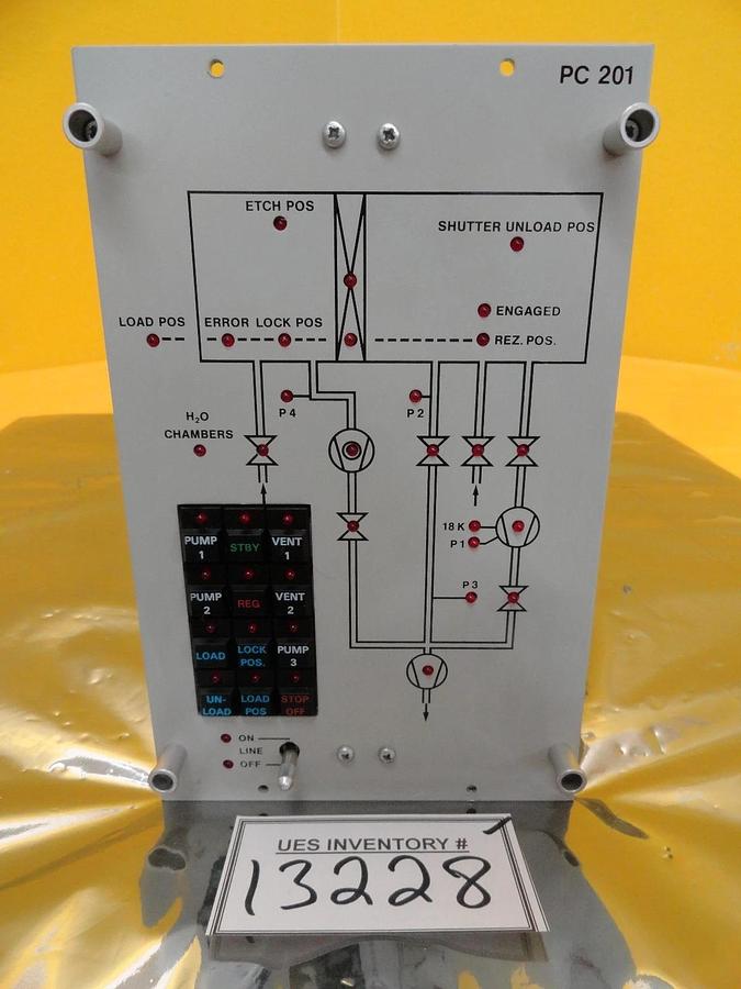 Used Balzers BG 542 164 W Control Module PCB Card PC 201 PC201 Used Working