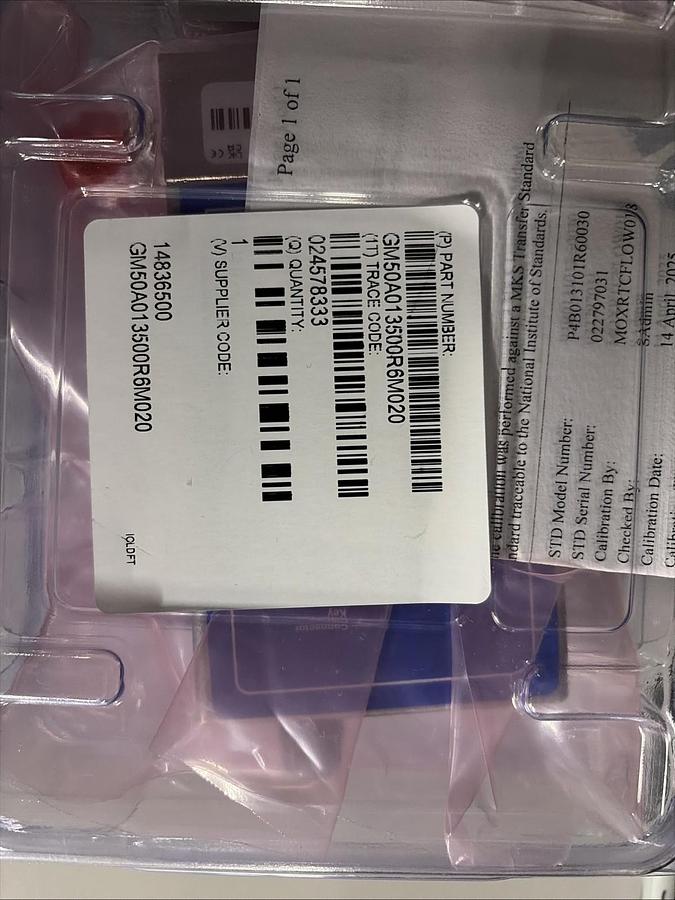 MKS Instruments 1640A-34922 Mass Flow Controller MFC 4000 SCCM O2 Lot of 5 New
