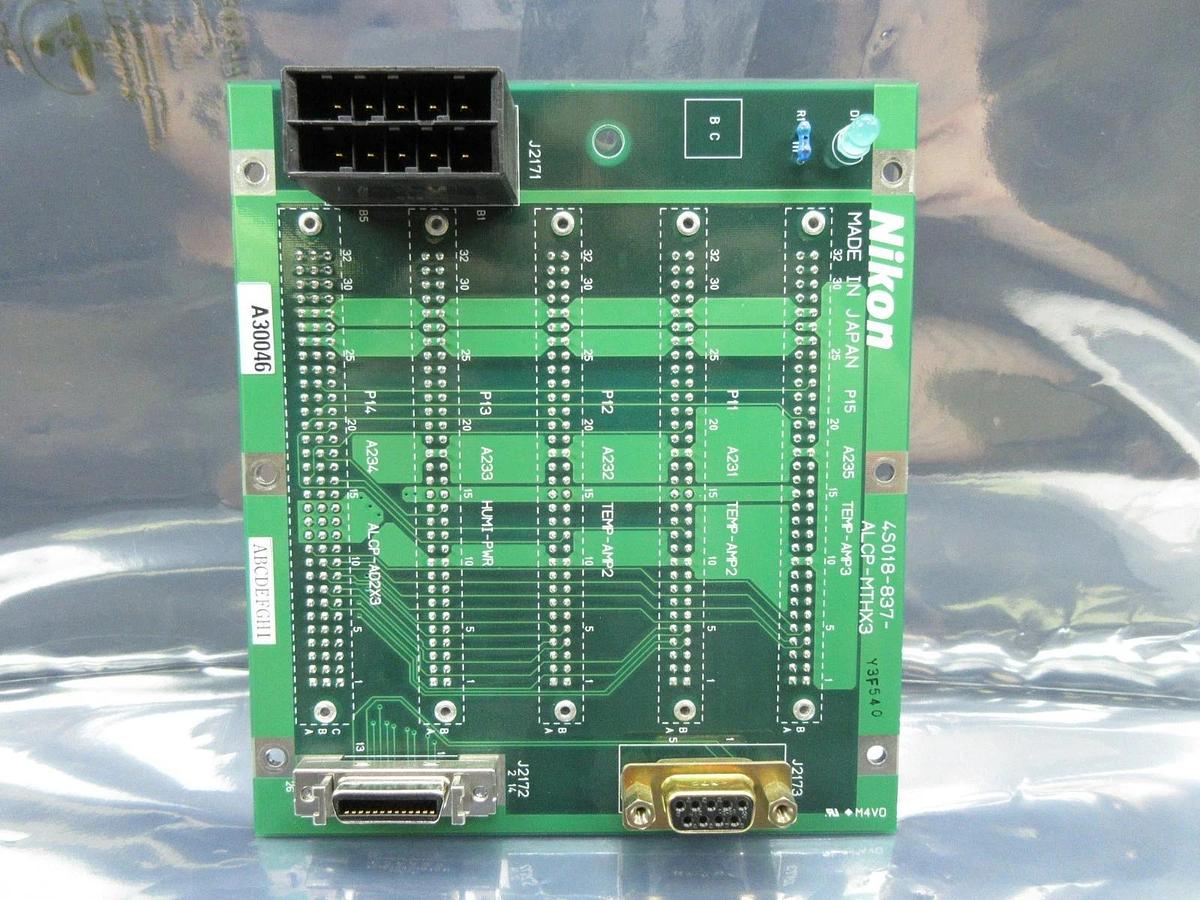 Used Nikon 4S018-837 Backplane Interface Board PCB ALCP-MTHX3 NSR-S306C Used Working