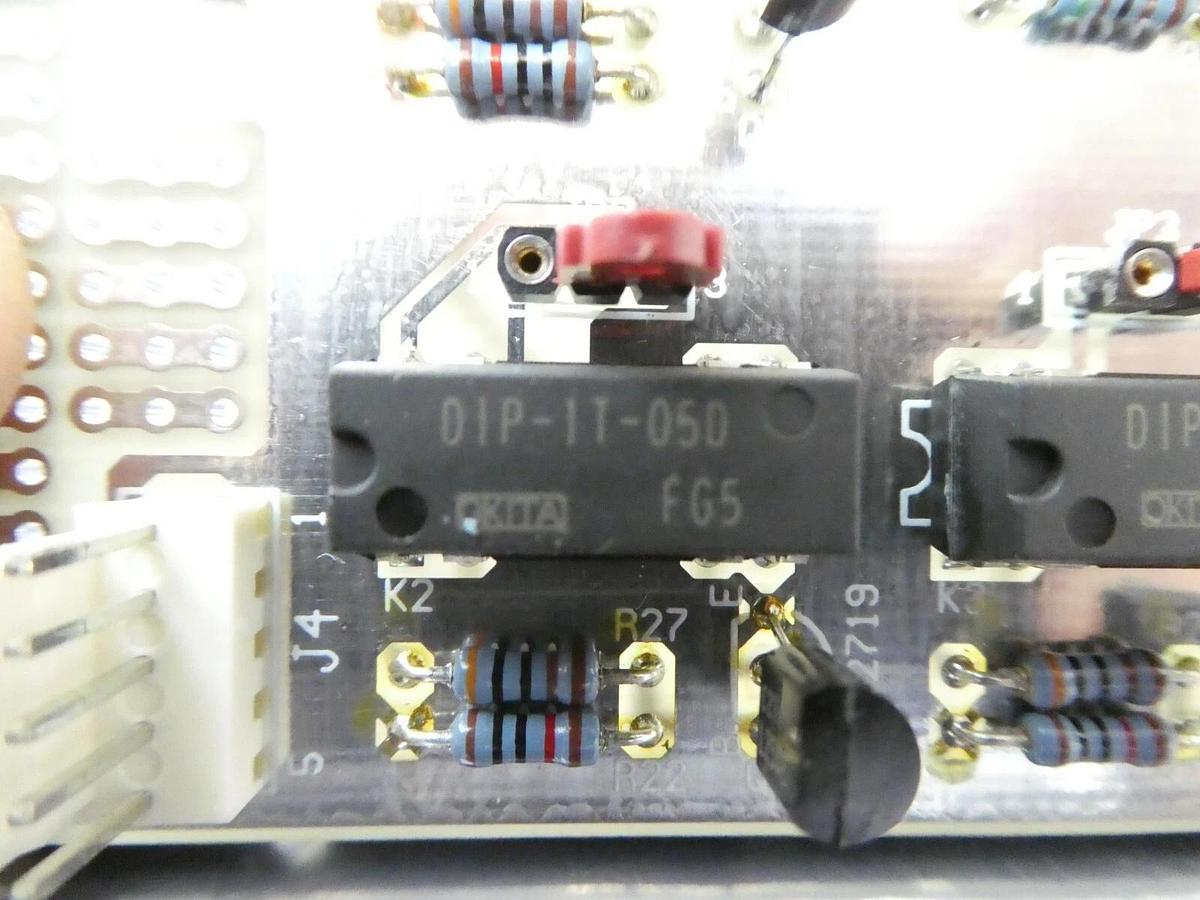 Used Nihon Koshuha AMC-CONT5-I/F RF Tuner Relay Interface Board PCB Working Surplus