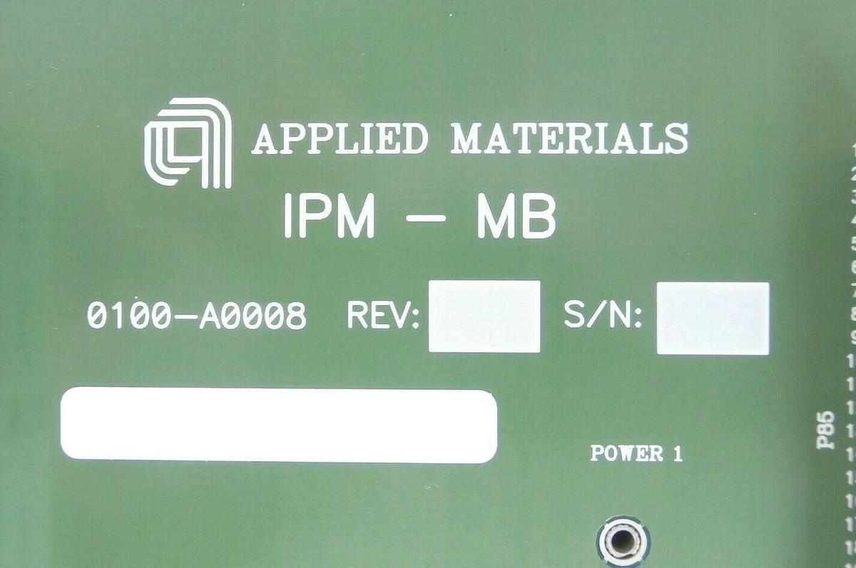 Used AMAT Applied Materials 0100-A0008 Backplane Board PCB IPM-MB 200mm Excite Spare