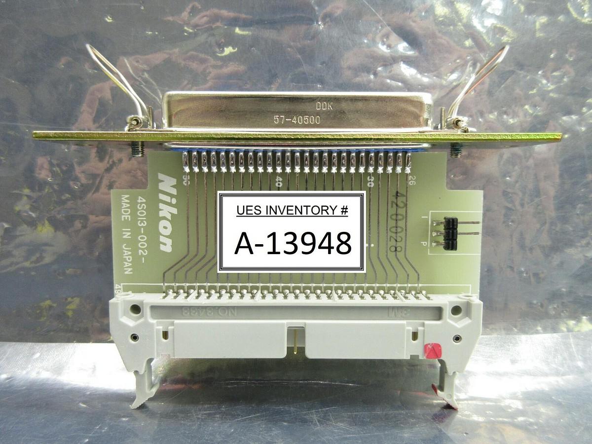 Used Nikon 4S013-002 Interface Board PCB NSR-1755G7A Step-and-Repeat G-Line Used