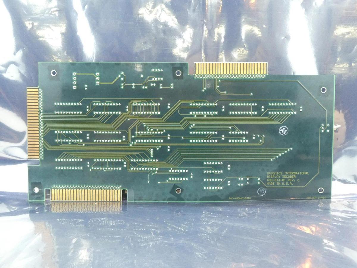 Used GaSonics 90-2609 Display Decoder PCB Rev. A A89-014-01 Aura A-2000LL Working
