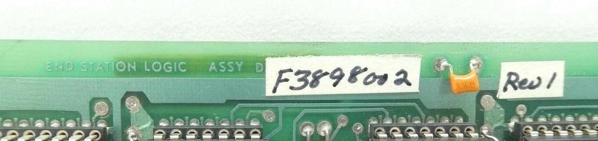 Used Varian Semiconductor VSEA DF3898002 End Station Logic PCB Card Rev. 1 Working