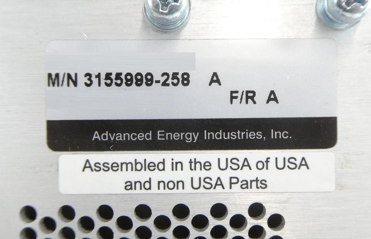 Used Navigator II AE Advanced Energy 3155999-258 13.56 MHz RF Match Unit Working