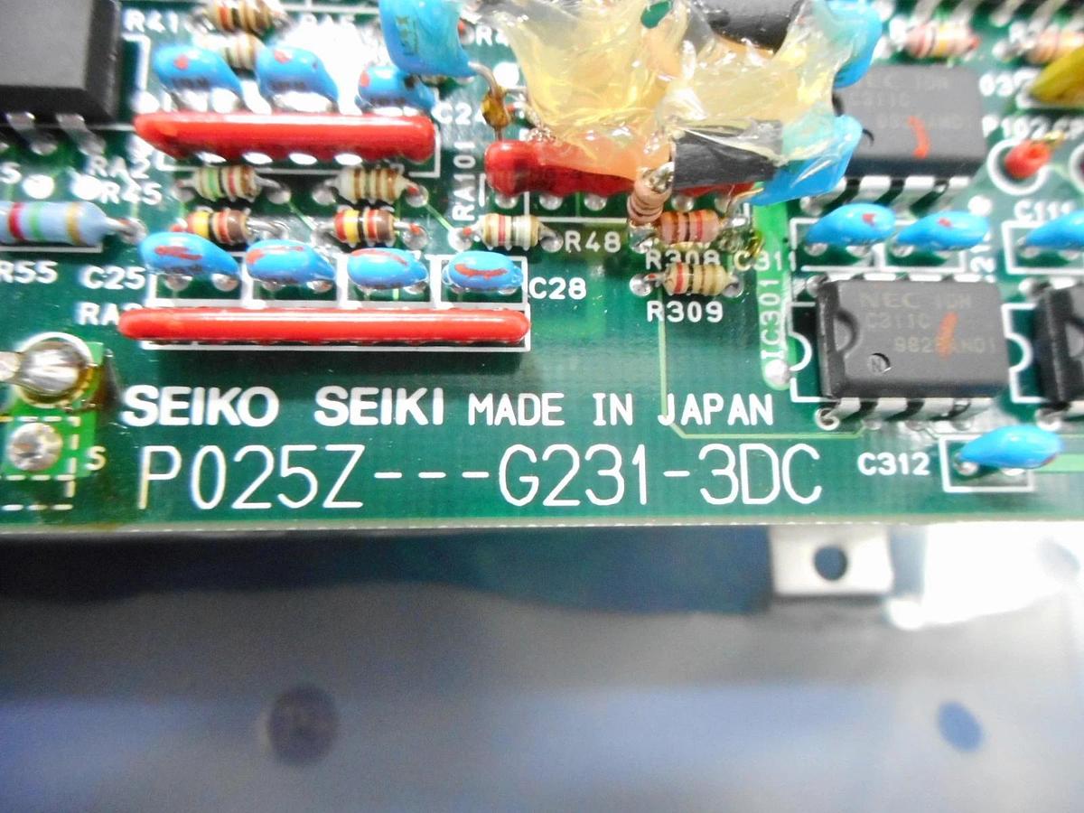 Used Seiko Seiki P025Z---G231-3DC Processor Board PCB Untested AS-IS