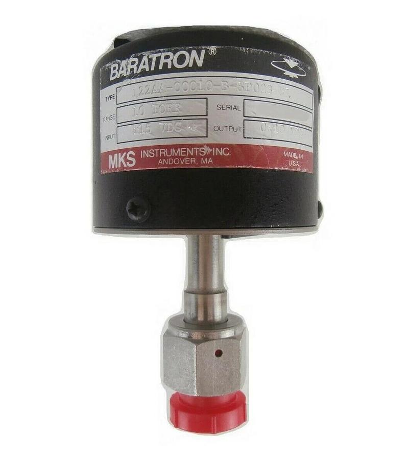 Used MKS Instruments 122AA-00010-B-SP023-87 Baratron Transducer Chip Tested Working