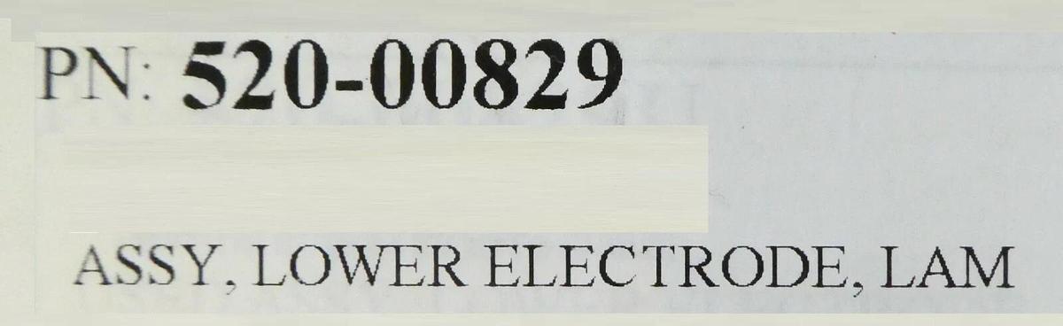 Used Lam Research 520-00829-01 Lower Electrode Assembly Working Surplus