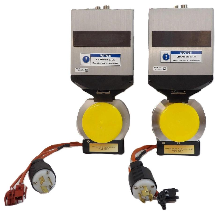Used VAT Butterfly Control Valve Series 612 Lot of 2 Working