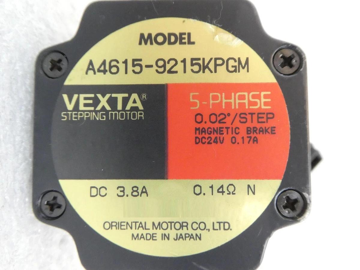 Used Oriental Motor A4615-9215KPGM 5-Phase Stepping Motor VEXTA Lot of 2 Working