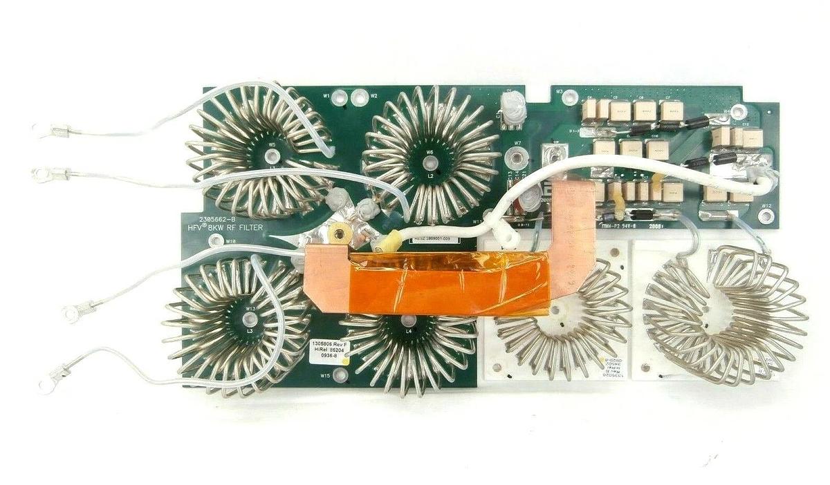 Used AE Advanced Energy 1305806 HFV 8KW RF Filter PCB Assembly 2305662-B 1305831 E