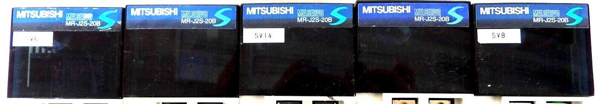 Used Mitsubishi Electric MR-J2S-20A MR-J2S-20B AC Servo Driver MELSERVO Lot of 10
