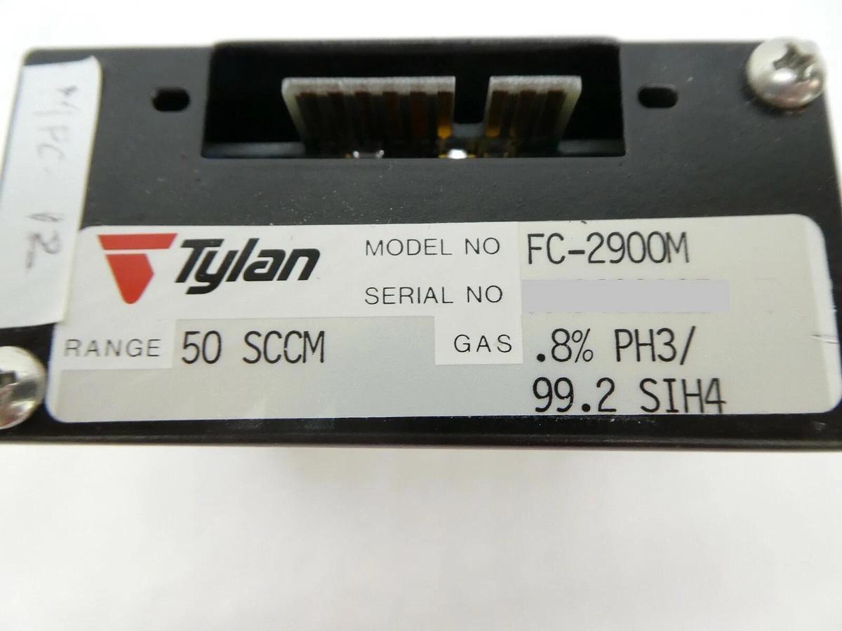 Used Tylan General FC-2900M Mass Flow Controller MFC 50 SCCM .8%PH3/99.2%SiH4 Working