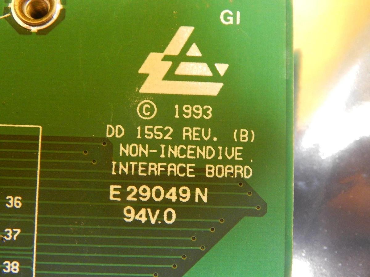 Used Air Products DD 1552 Non-Incendive Interface Board PCB Used Working