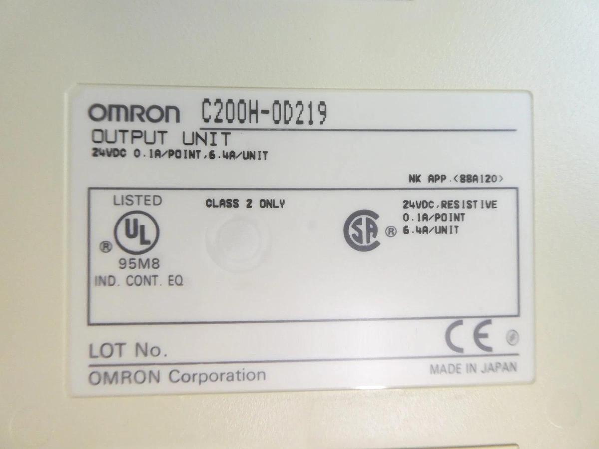 Used Omron Sysmac C200HS Programmable Logic Controller PLC Working Surplus