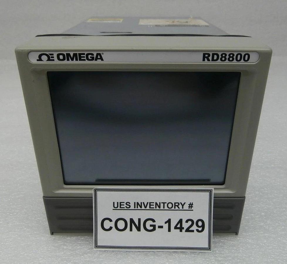 Used Omega RD8804CD Paperless Recorder and Data Acquisition System RD8800 Used