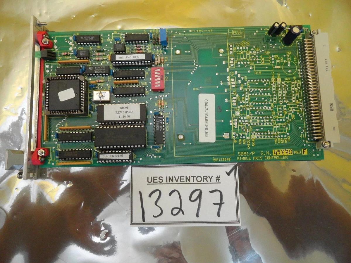 Used ACS Electronics SB91/P Single Axis Controller PCB Card AMAT WF 720 Used