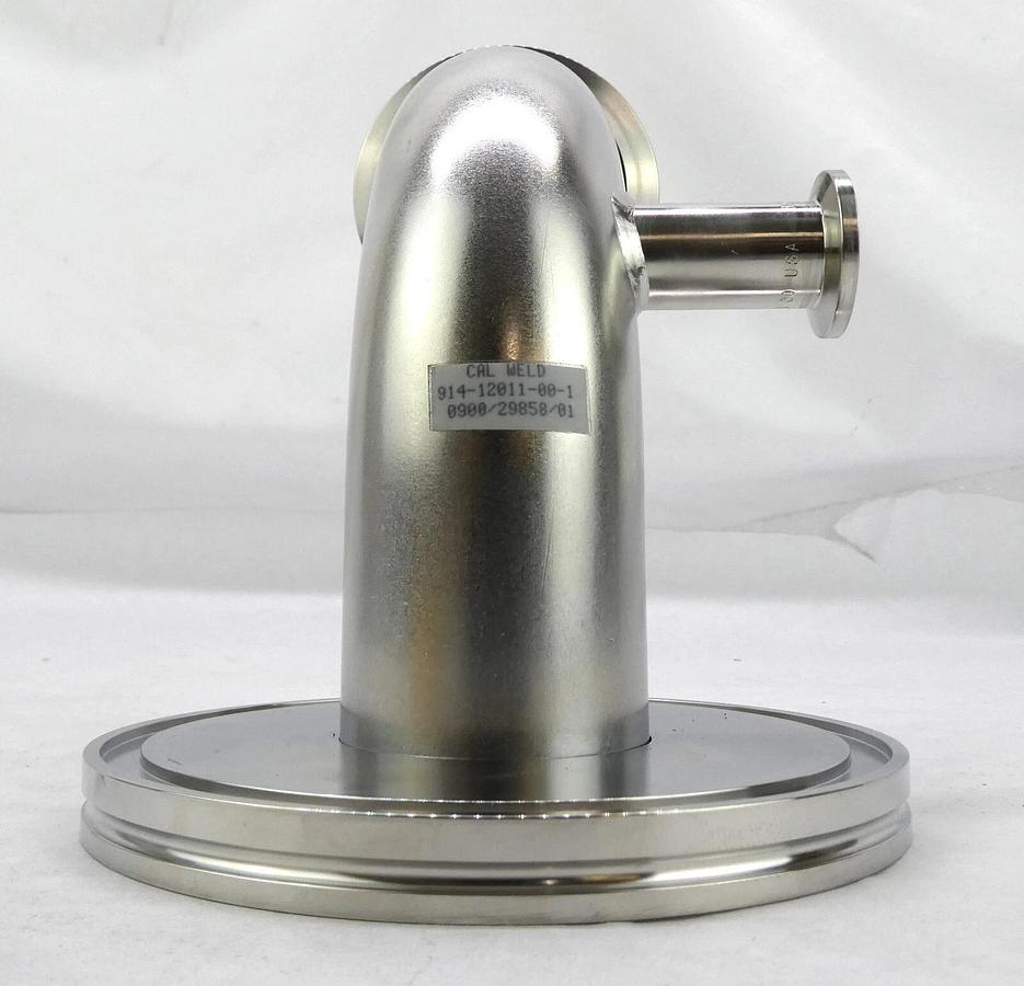 Used MKS Instruments 914-12011-00 High Vacuum Elbow ISO100 ISO-K to NW50 Lot of 5 New