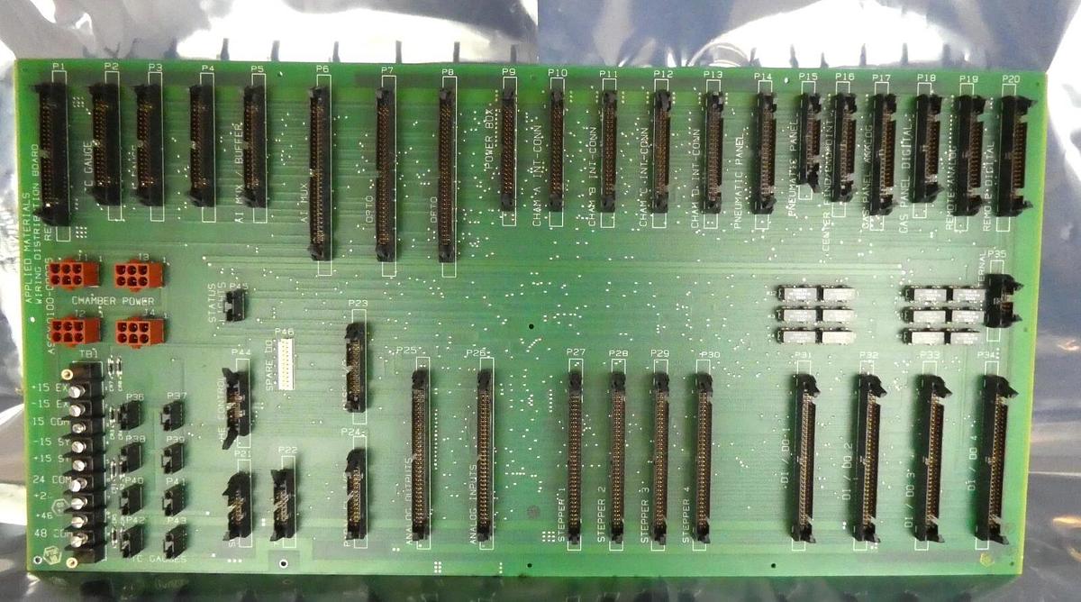 Used AMAT Applied Materials 0100-09026 Wiring Distribution PCB Board Assembly Working