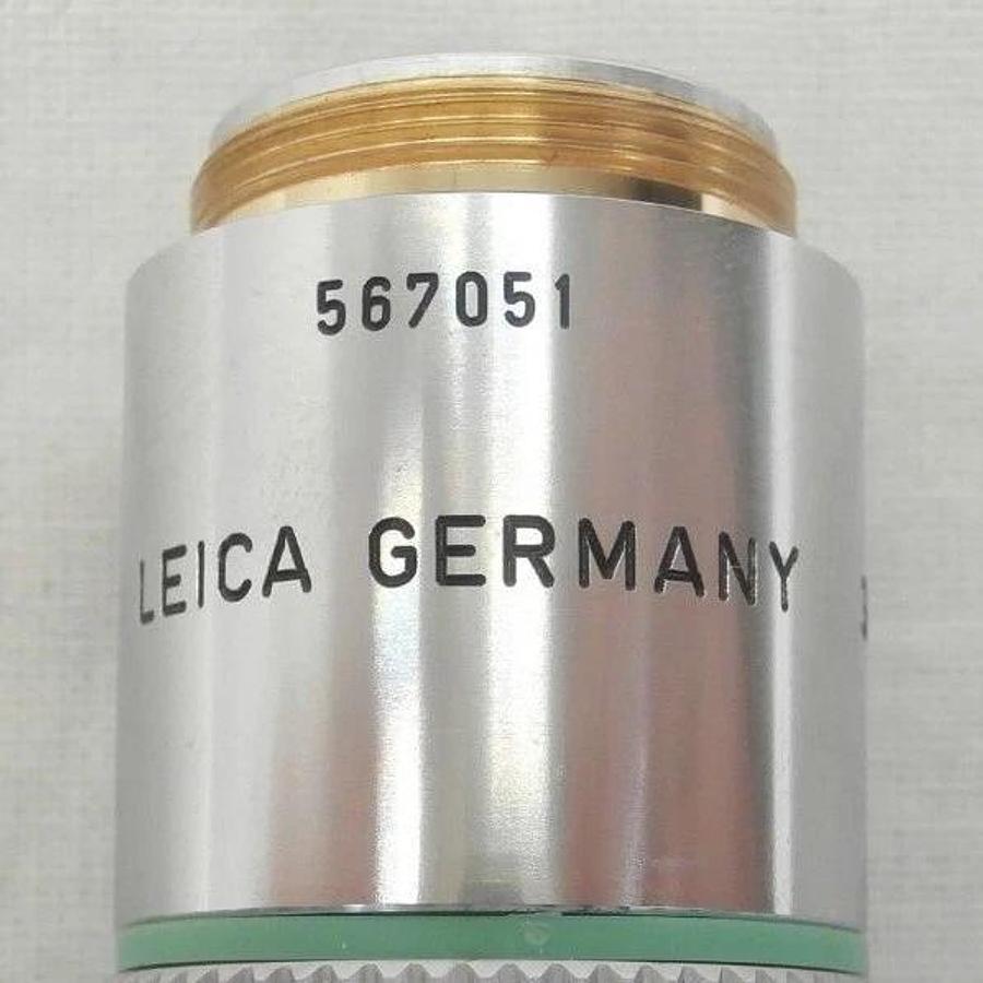 Used Leica 567051 Microscope Objective PL Fluotar 20x/0.45 ∞/- Working Surplus
