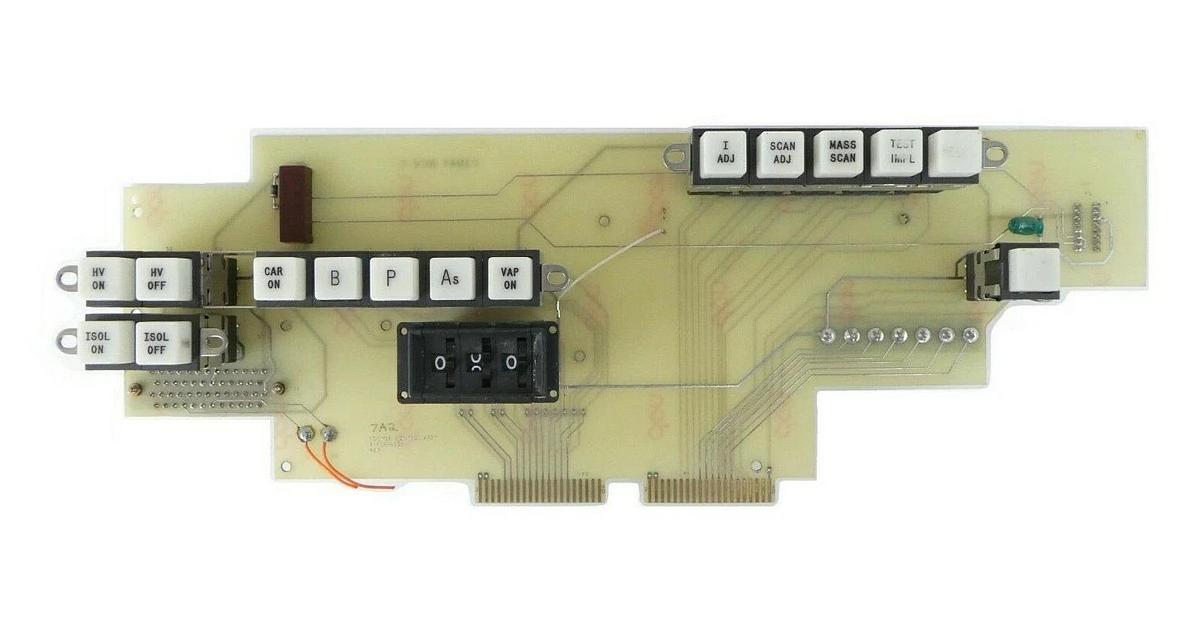 Used Varian Semiconductor VSEA F3944001 Source Controller Keypad PCB Rev. C Working