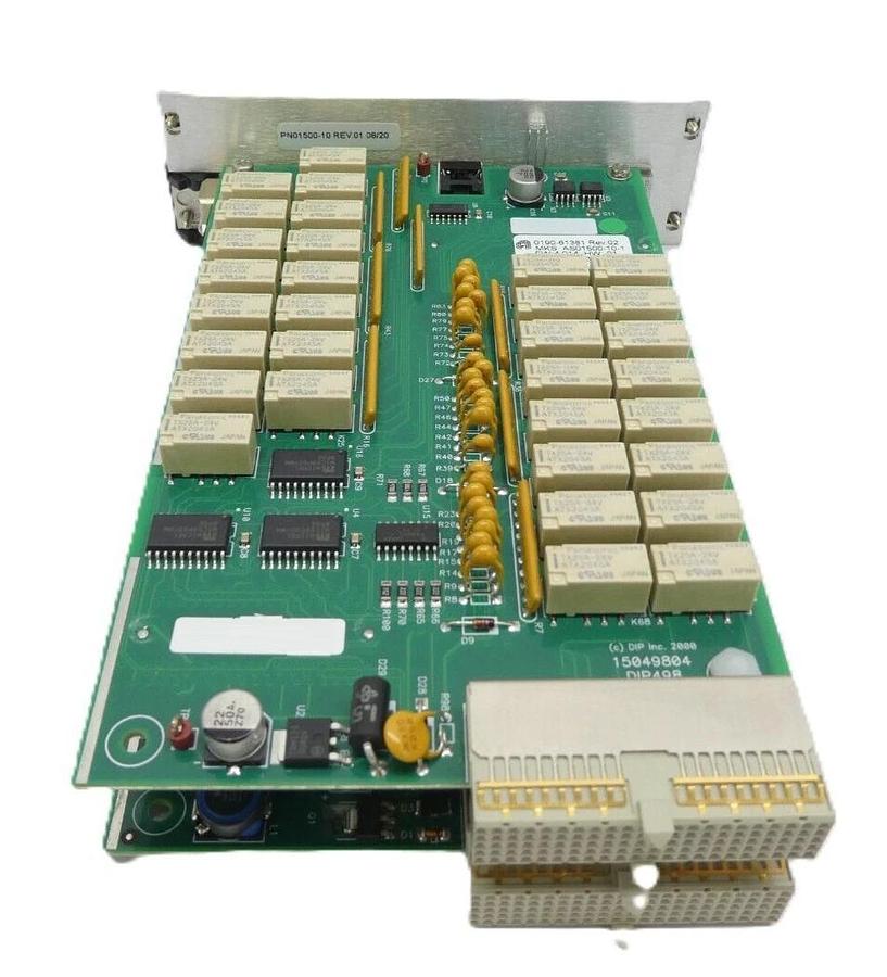 Used MKS Instruments AS01500-10-1 Interlock Module PCB CDN497 AMAT 0190-61381 Working
