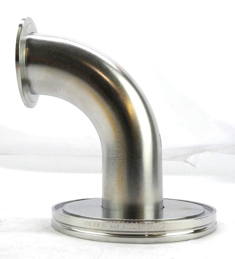 Used MKS Instruments 914-12011-00 High Vacuum Elbow ISO100 ISO-K to NW50 Lot of 5 New