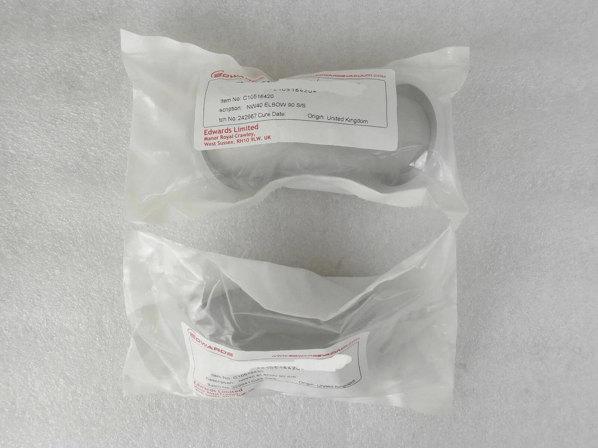 Used Edwards NW40 IQDP Vacuum Fittings Lot of 10 C10516420 B4194 B4195 B4196-B A5209