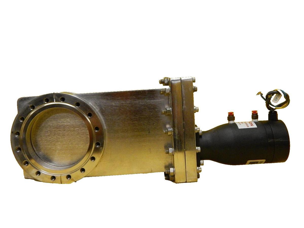 Used Nor-Cal Products 11222-0400R UHV Pneumatic Linear Gate Valve Working Surplus