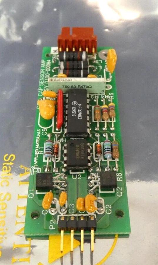 Used AMAT Applied Materials 0100-00084 Capacitive Sensor Amp PCB Board P5000 Working