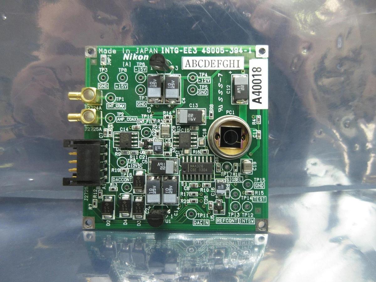Used Nikon 4S005-394-1 Integrator Sensor Board PCB INTG-EE3 NSR System Used Working