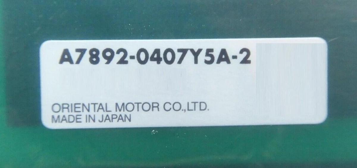 Oriental Motor A7892-0407Y5A-2 Motor Driver Assembly #1 PCB TEL 5086-423833-11