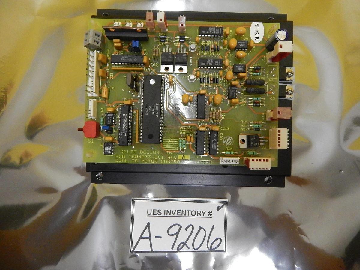 Used Delta Design 1684833-501 Dual DC Motor Control-Enhanced Board PCB Used Working