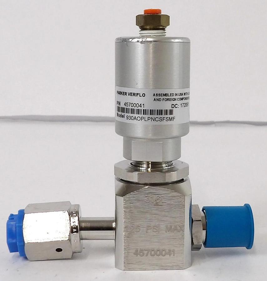 Used Parker Veriflo 45700041 Diaphragm Valve 930AOPLPNCSFSMF Reseller Lot of 9 Spare