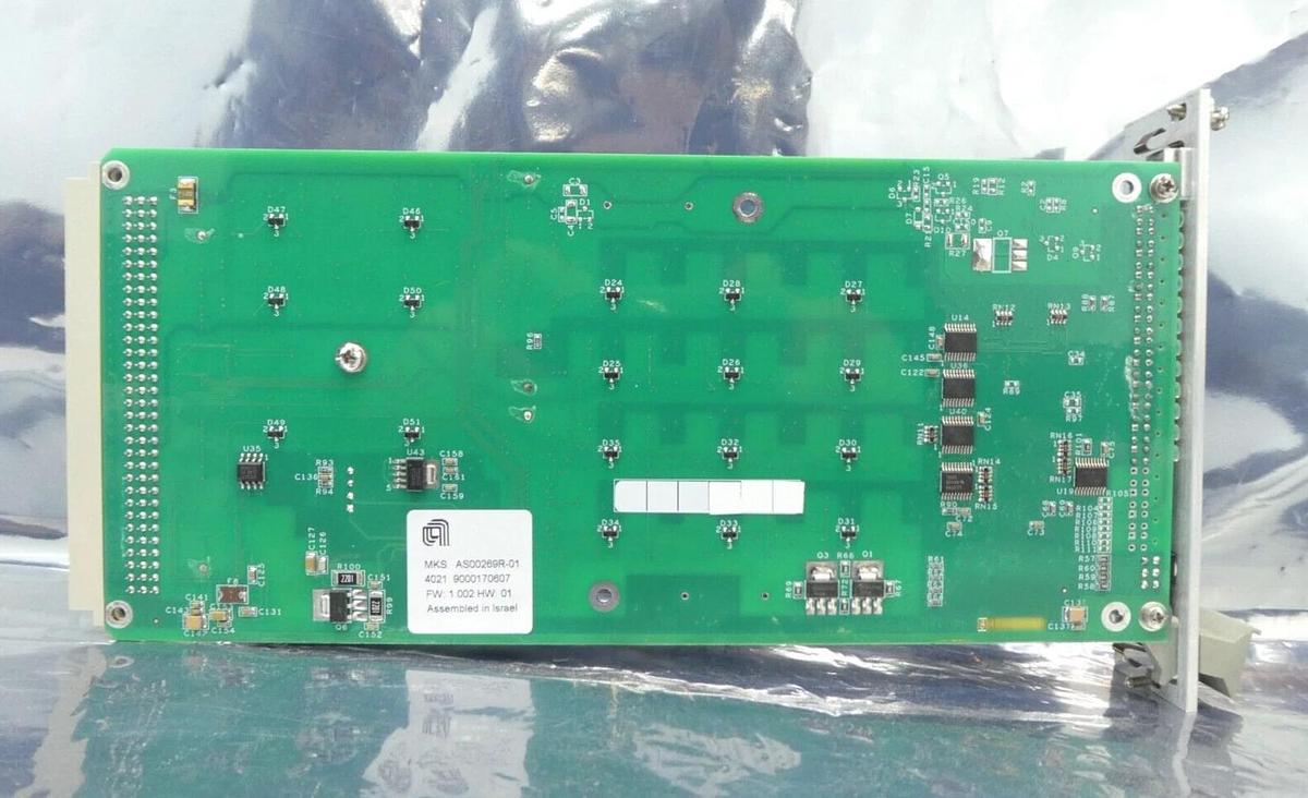 Used MKS Instruments AS00269R-01 HDPCVD Interlock PCB 0100-01396 Working Surplus