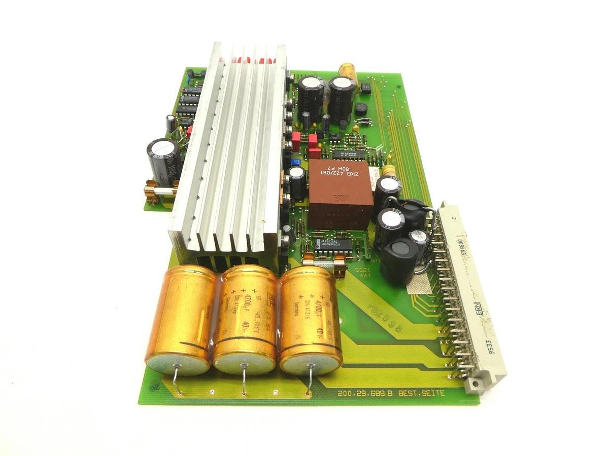 Used Leybold 200.29.688 Power Supply LA Leistungsaufbereitung PCB Card UL 500 Working