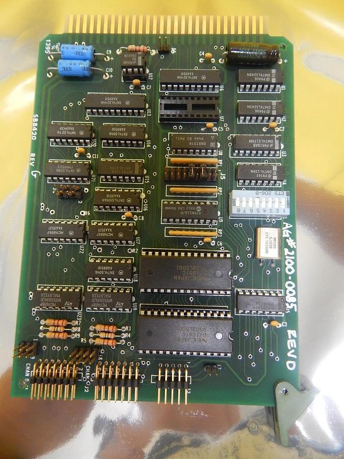 Used Micro/Sys SB8420 PCB Card 2100-0085 SER2 AG Associates 7100-5190-02 4100s Used