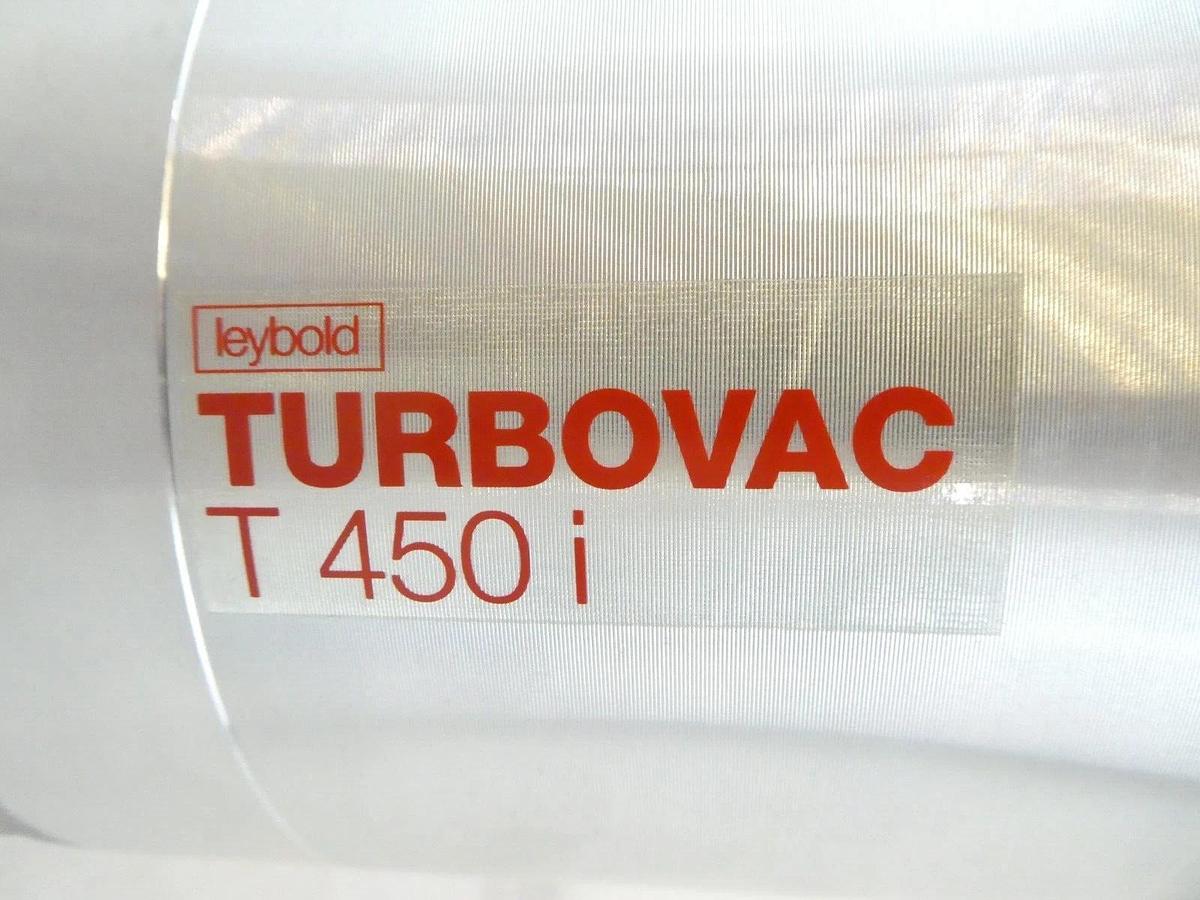 Used TURBOVAC T 450i Leybold 830070V1000 Turbomolecular Pump Tested Turbo Working