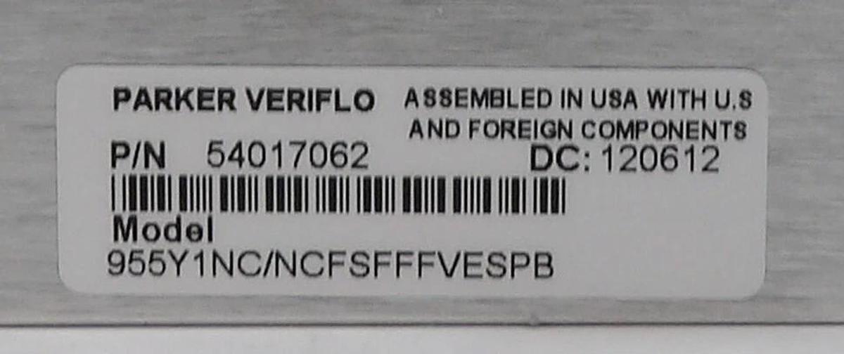 Parker Veriflo 54017062 Diaphragm Valve 955Y1NC/NCFSFFFVESPB Lot of 4 New Spare