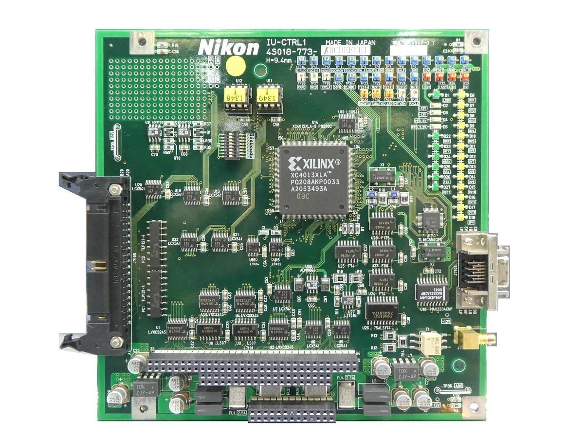 Used Nikon 4S018-773 Control PCB IU-CTRL1 NSR FX-601F FPD Lithography System Working