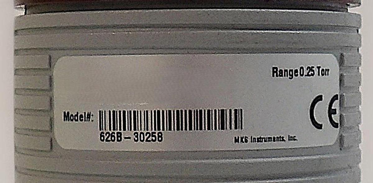 Used MKS Instruments 626B-30258 Baratron Capacitance Manometer Type 626 Surplus