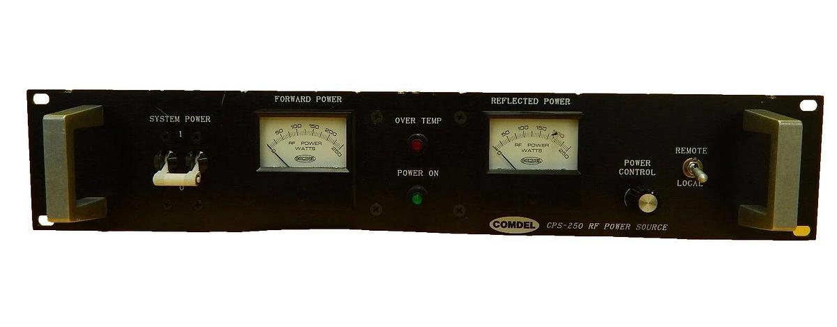 Used CPS-250 Comdel CPS-250/3.39 RF Power Source 250W @ 3.39Mhz Tested Working