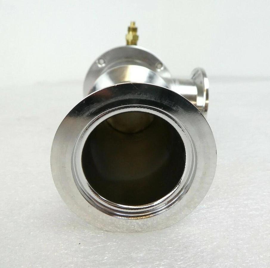 Used Nor-Cal Products 796-008091-001 Pneumatic Angle Valve Lam Research Working Spare