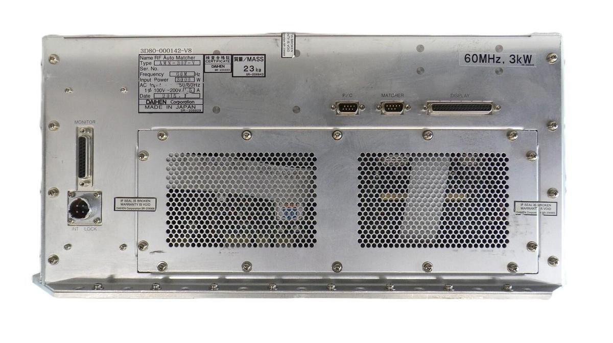 Used Daihen AMN-30F-V RF Auto Matcher Module TEL Tokyo Electron 3D80-000142 Working